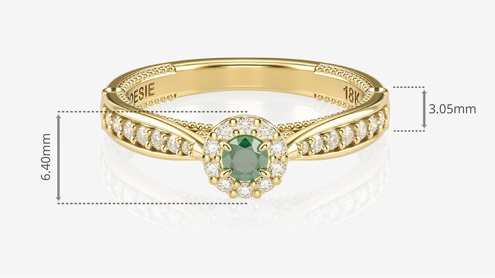 Anel de Noivado Uni Princess II-Tv (4)