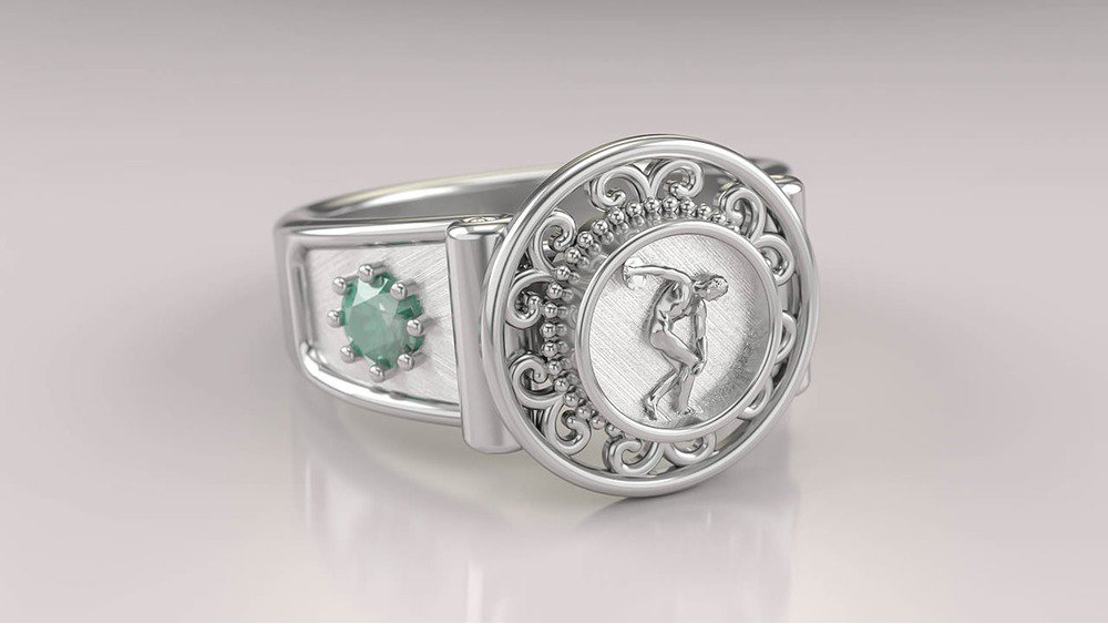 Anel de Formatura de Educação Física Sinete I (3)