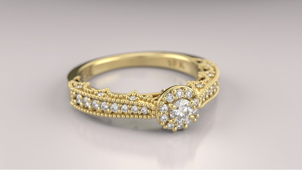 Anel de Noivado Arkhos II (3)