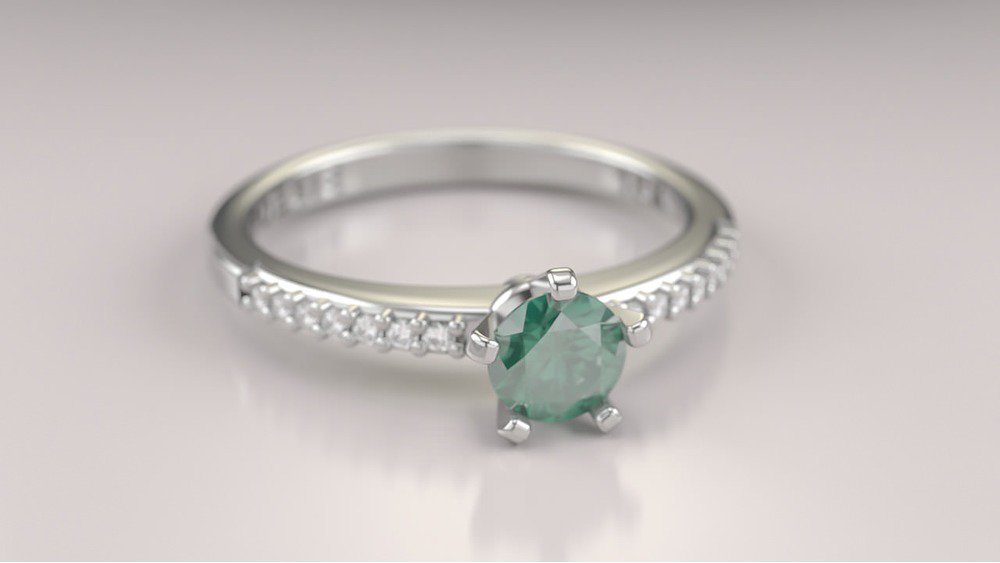 Anel de Noivado Petit Solitaire I-Es (2)