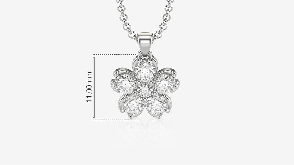 Colar Sakura I (medidas)