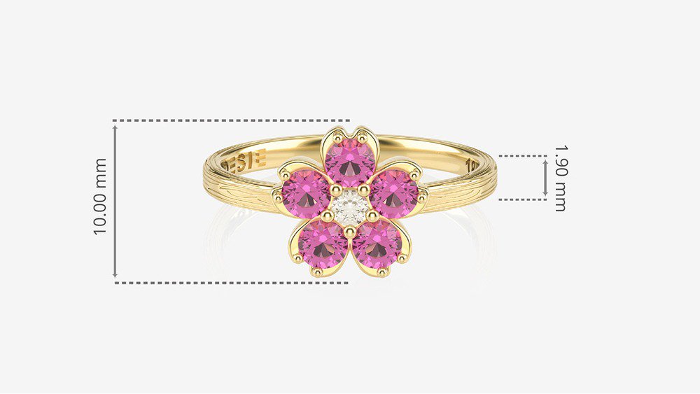 Anel Hanami II-Tu (medidas)