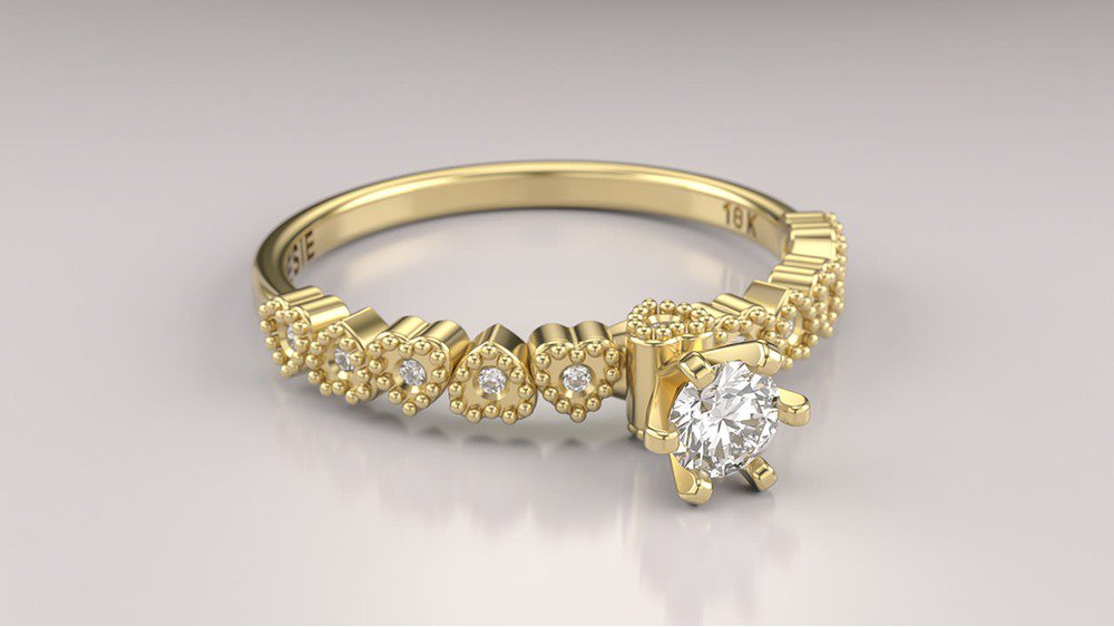 Anel de Noivado Sweet II (2)