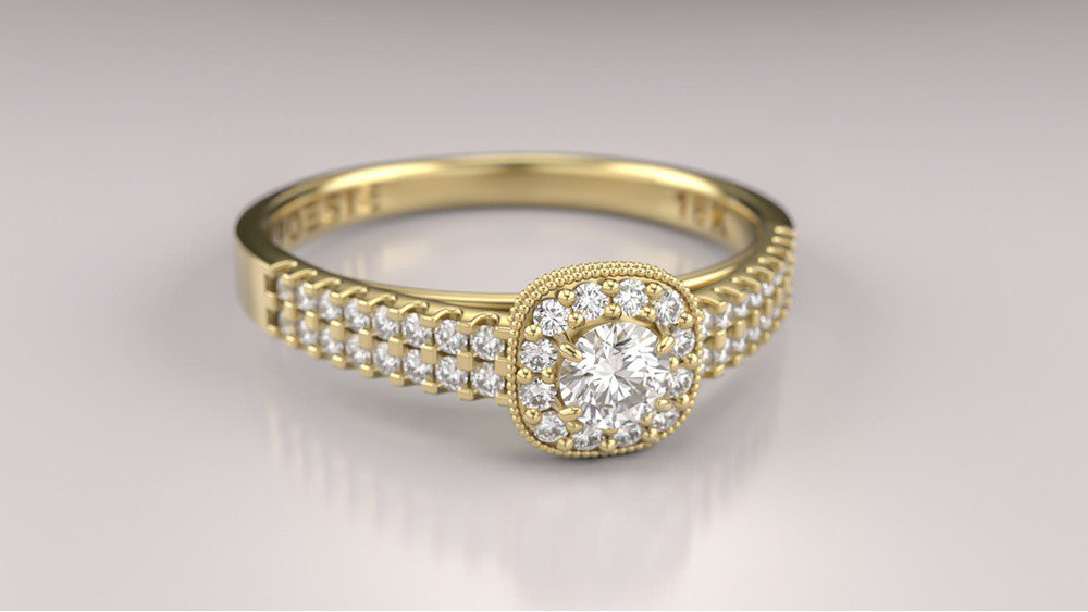 Anel de Noivado Duo II (2)