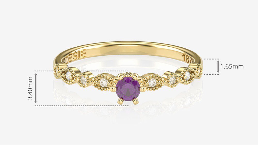 Anel de Noivado Destiny II-Am (3)