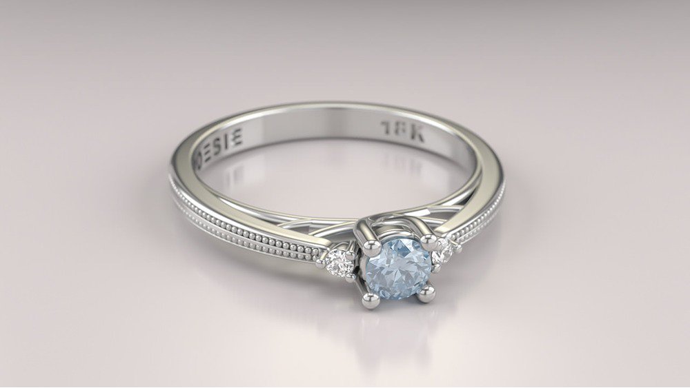 Anel de Noivado Trini Princess I-Tp (2)