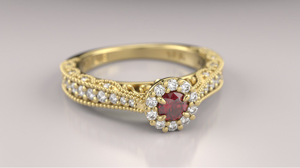 Anel de Noivado Elysian II-Ru (3)