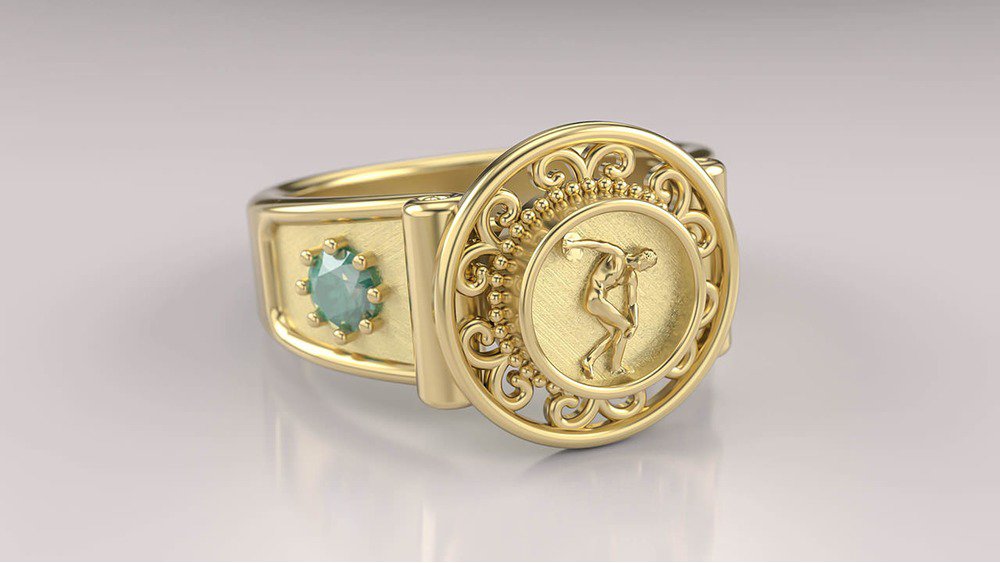 Anel de Formatura de Educação Física Sinete II (3)