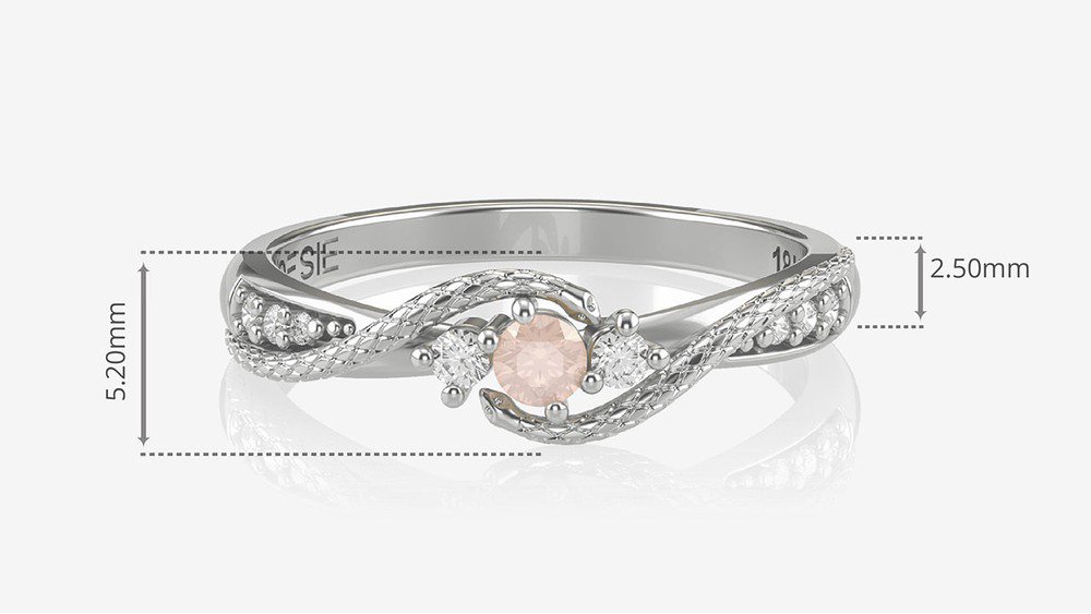 Anel de Formatura de Farmácia Angitia I-Ti (medidas)