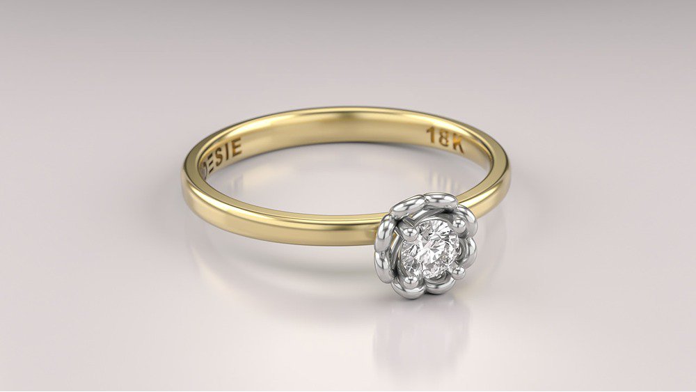 Anel de Noivado Bloom AB (3)