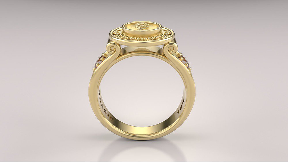 Anel de Formatura de Odontologia Sinete II (2)