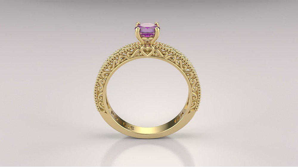 Anel de Noivado Relique II-Am (2)