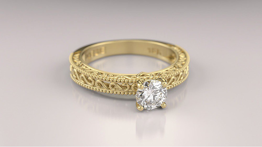 Anel de Noivado Relique II (3)