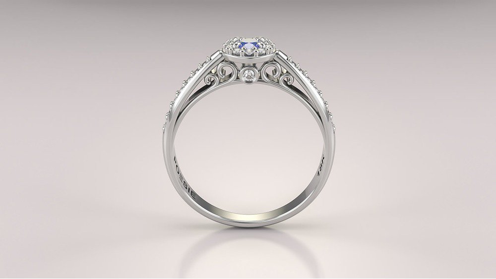 Anel de Noivado Insígnia I-Sa (2)