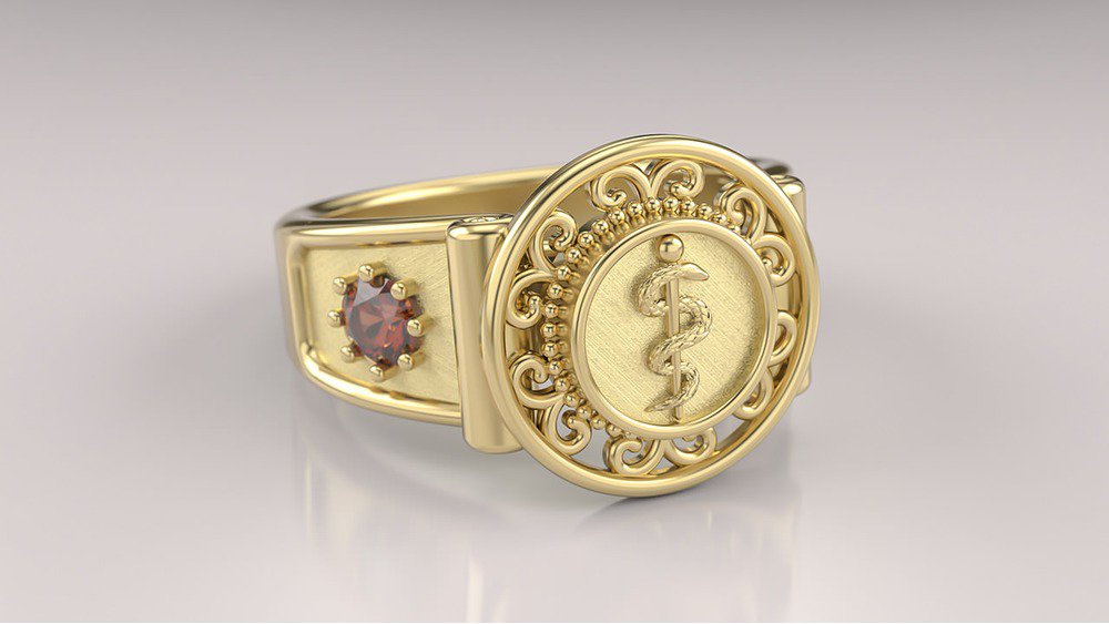 Anel de Formatura de Odontologia Sinete II (3)