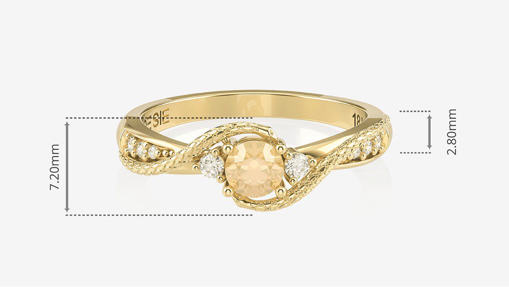  Anel de Formatura de Farmácia Gran Angitia II (medidas)