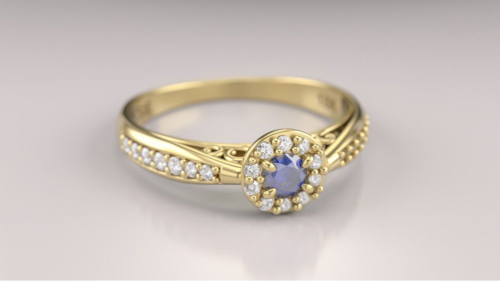 Anel de Noivado Insígnia II-Sa (3)