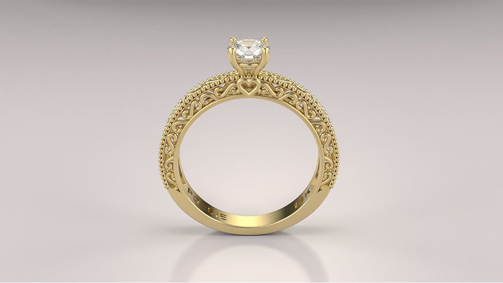 Anel de Noivado Relique II (2)