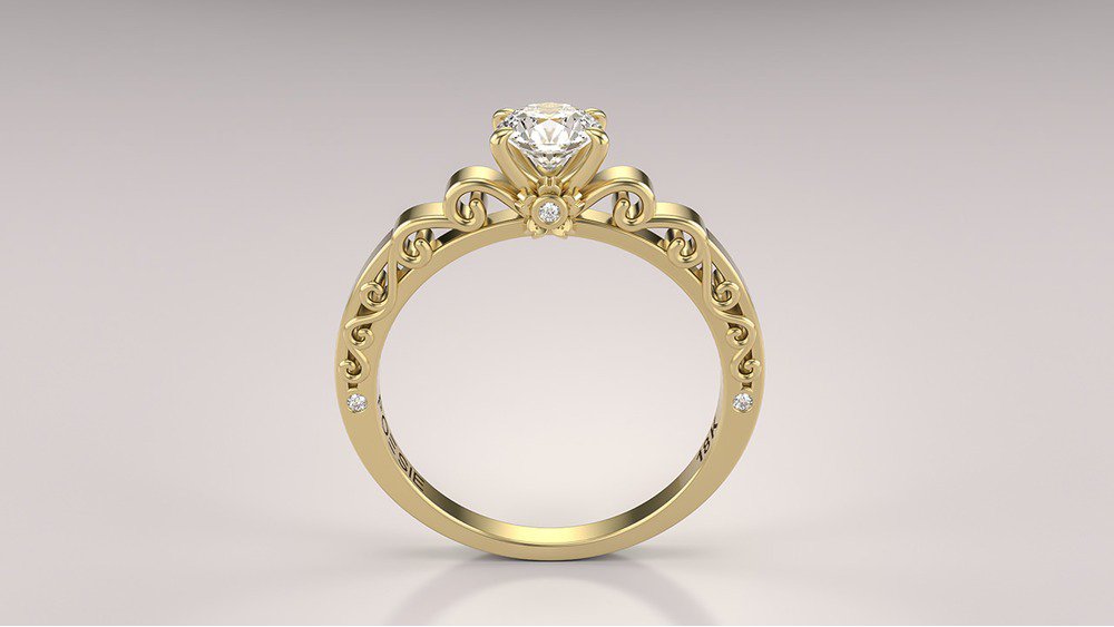 Anel de Noivado Sakura II (2)