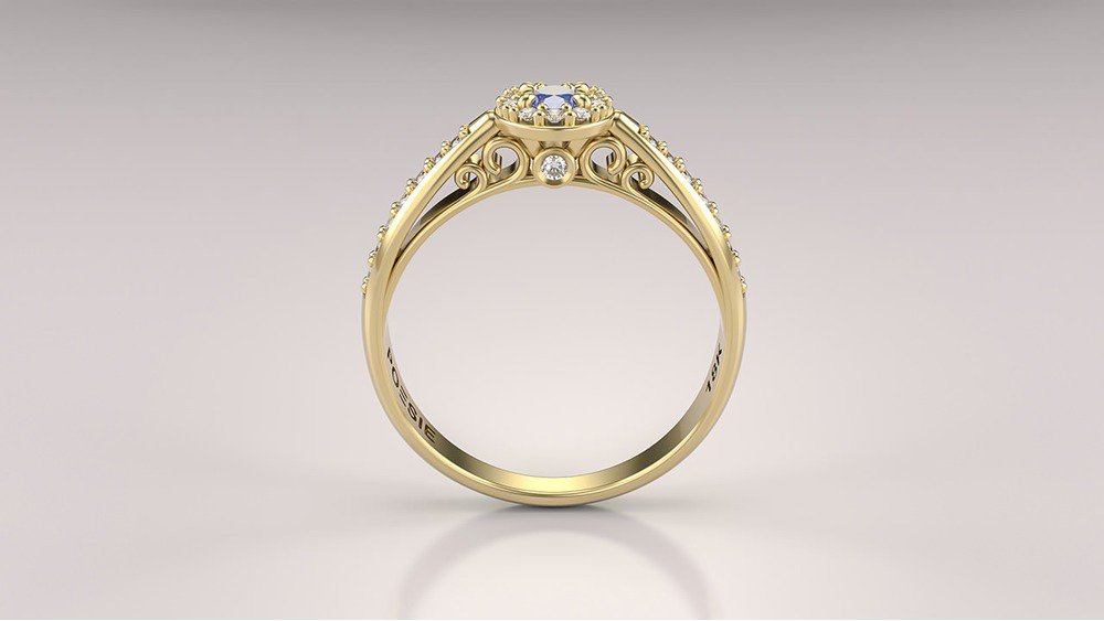 Anel de Noivado Insígnia II-Sa (2)