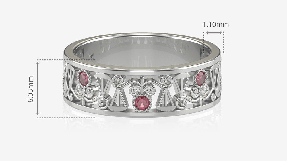 Anel de Formatura Juris I (Medidas)