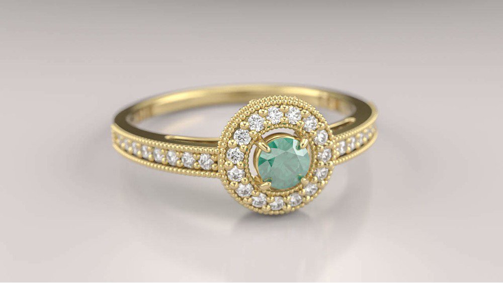 Anel de Noivado Oui II-Es (2)