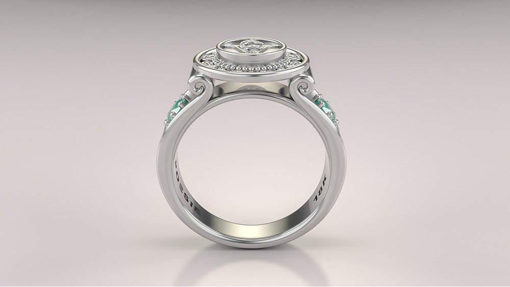 Anel de Formatura de Medicina Veterinária Sinete I (2)