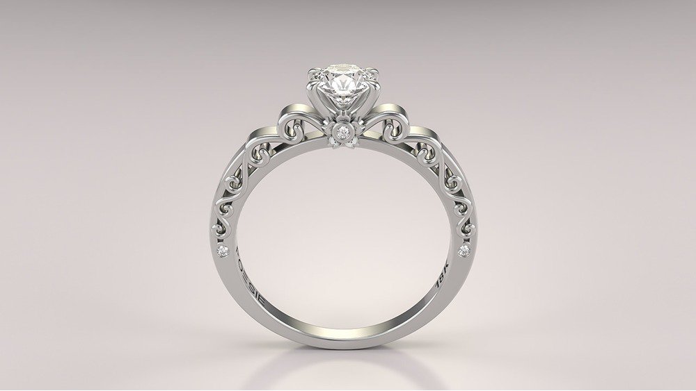 Anel de Noivado Sakura I (2)