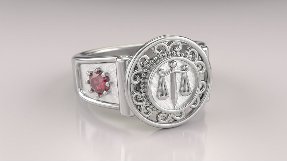 Anel de Formatura de Direito Sinete I (3)