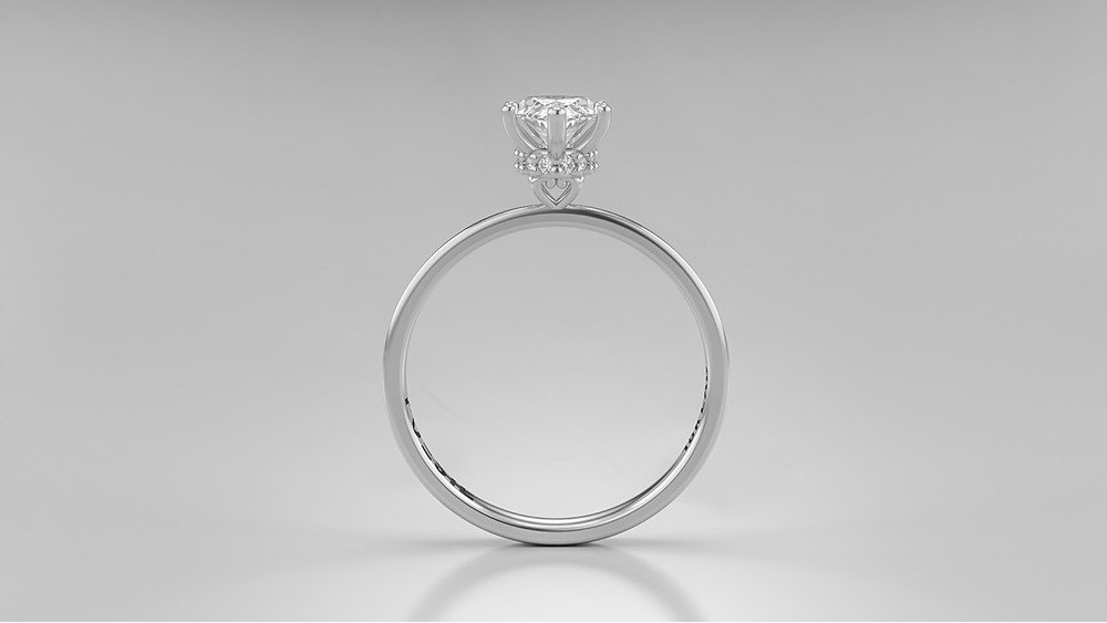 Anel de Noivado Aura Marquise I (diamantes de laboratório) (2)