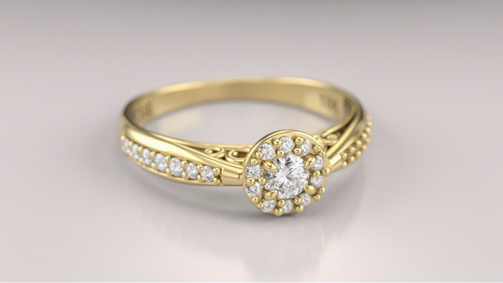 Anel de Noivado Insígnia II (3)