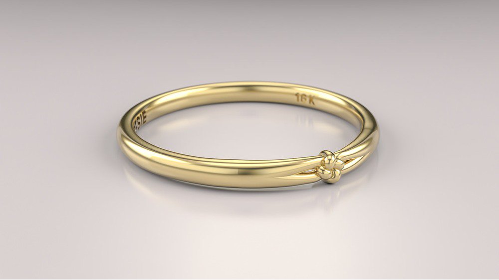 Aliança de Namoro Entrelaço II (2)