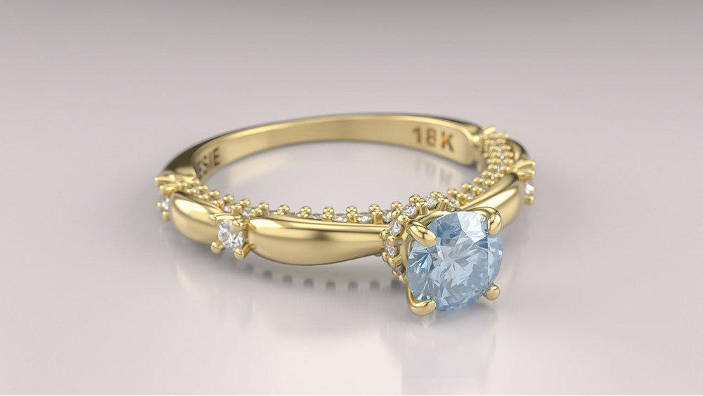 Anel de Noivado Ária II-Tp (3)