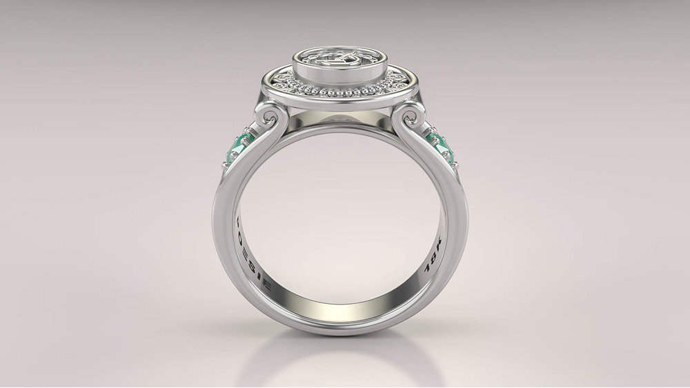 Anel de Formatura de Biomedicina Sinete I (2)