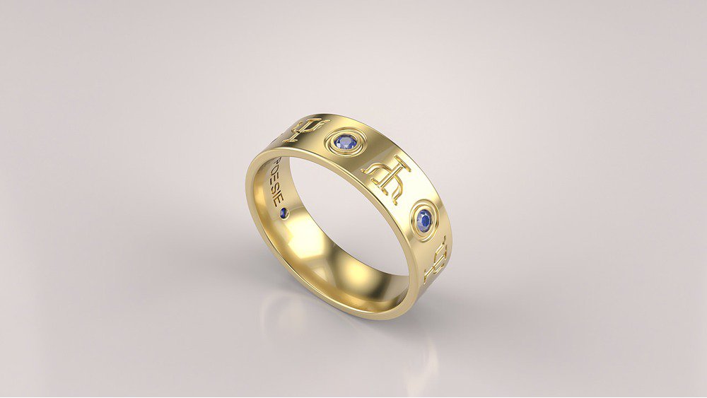 Anel de Formatura de Psicologia Mind II (2)