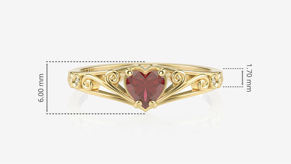  Anel Angelic II-Ru (medidas)