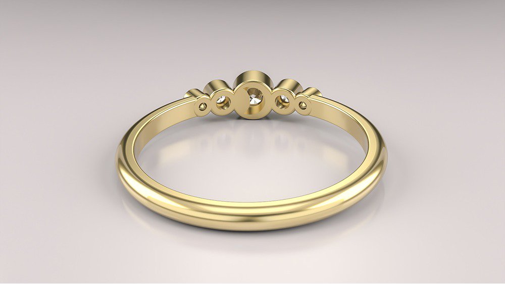 Anel de Noivado Lune II (2)