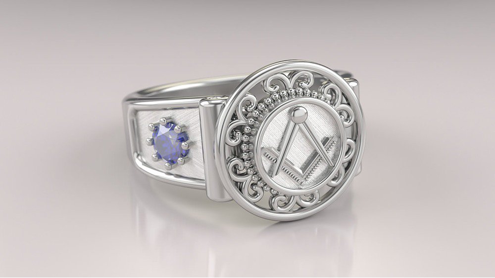 Anel de Formatura de Arquitetura Sinete I (3)