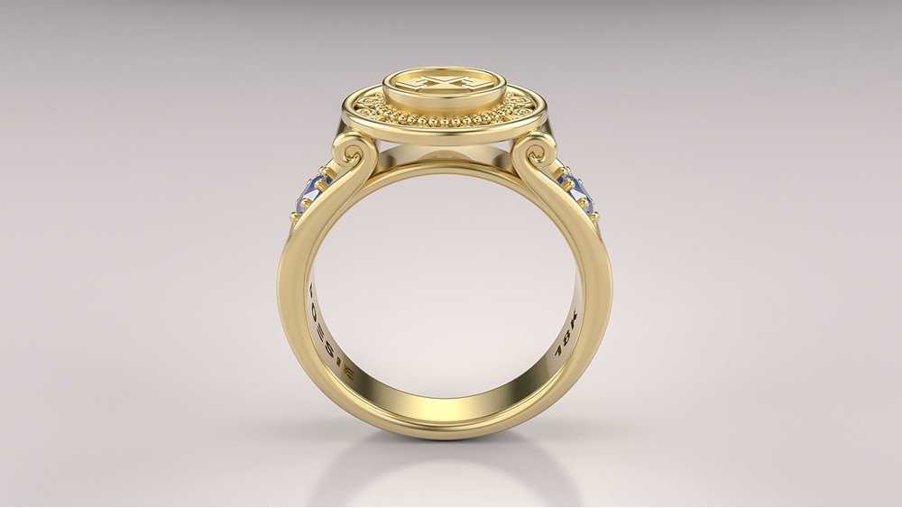 Anel de Formatura de Administração Sinete II (2)