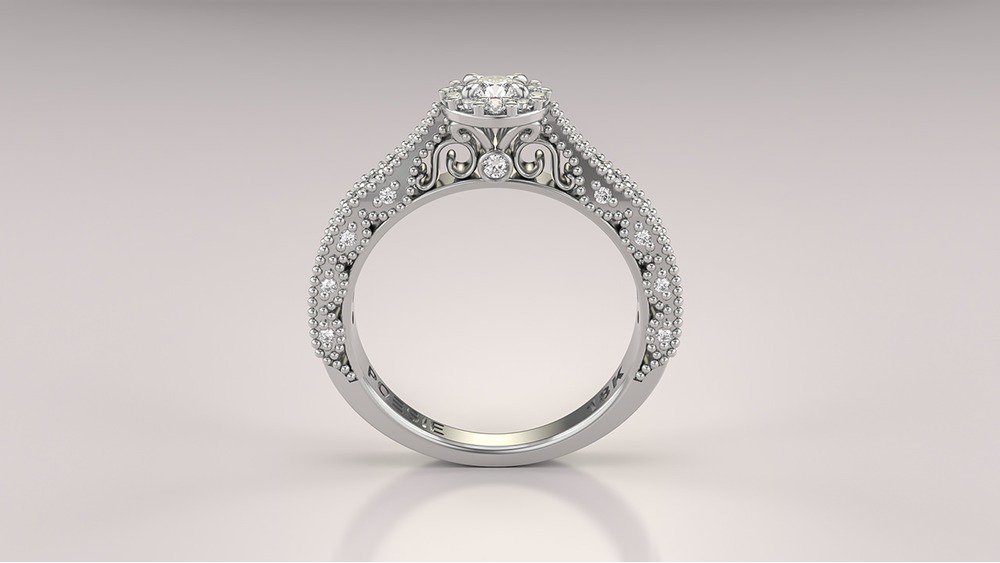 Anel de Noivado Elysian I (2)