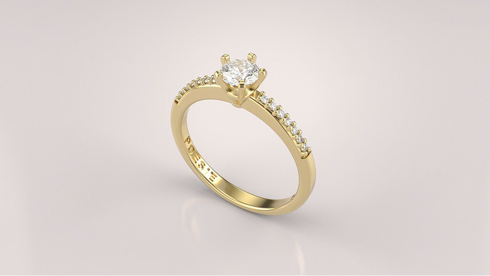 Anel de Noivado Petit Solitaire II (1)