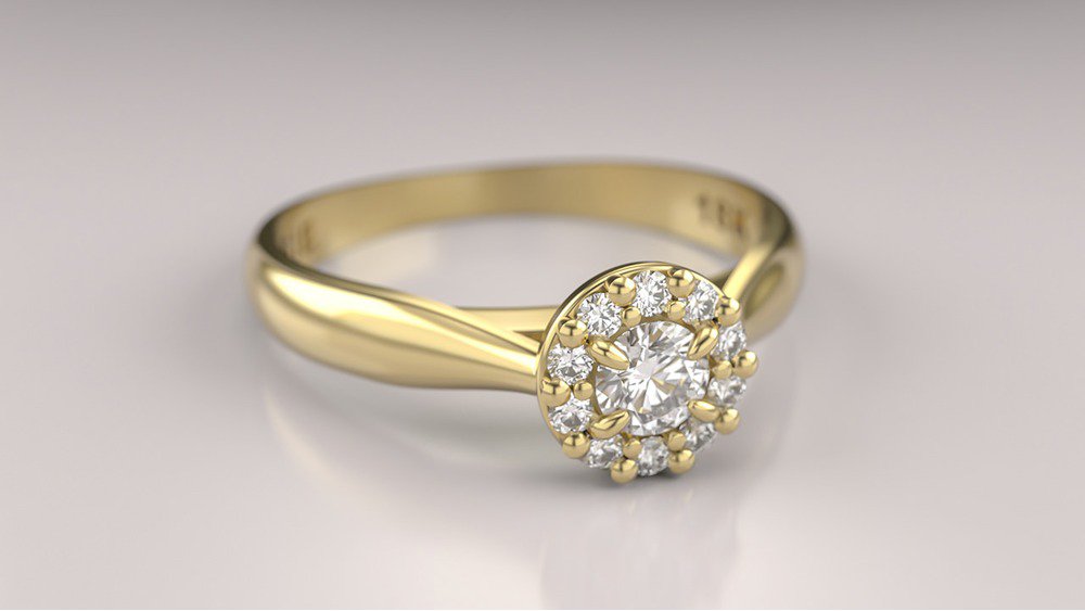 Anel de Noivado Wish II (2)