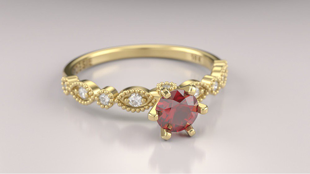 Anel de Noivado Gran Destiny II-Ru (2)