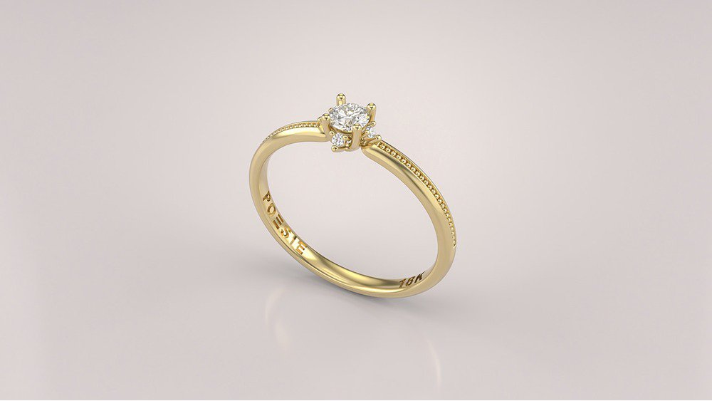 Anel de Noivado Cosmos II (1)