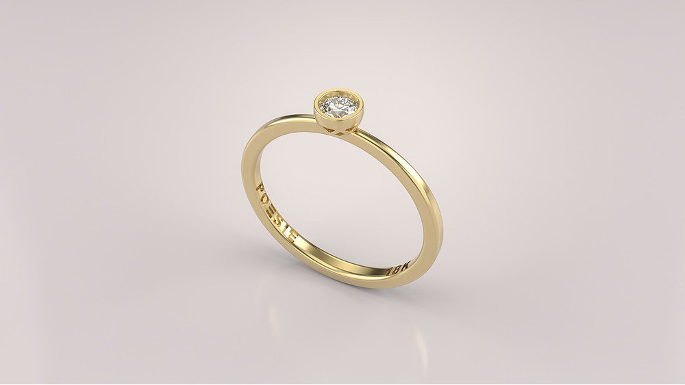 Anel de Noivado Soliste II (1)