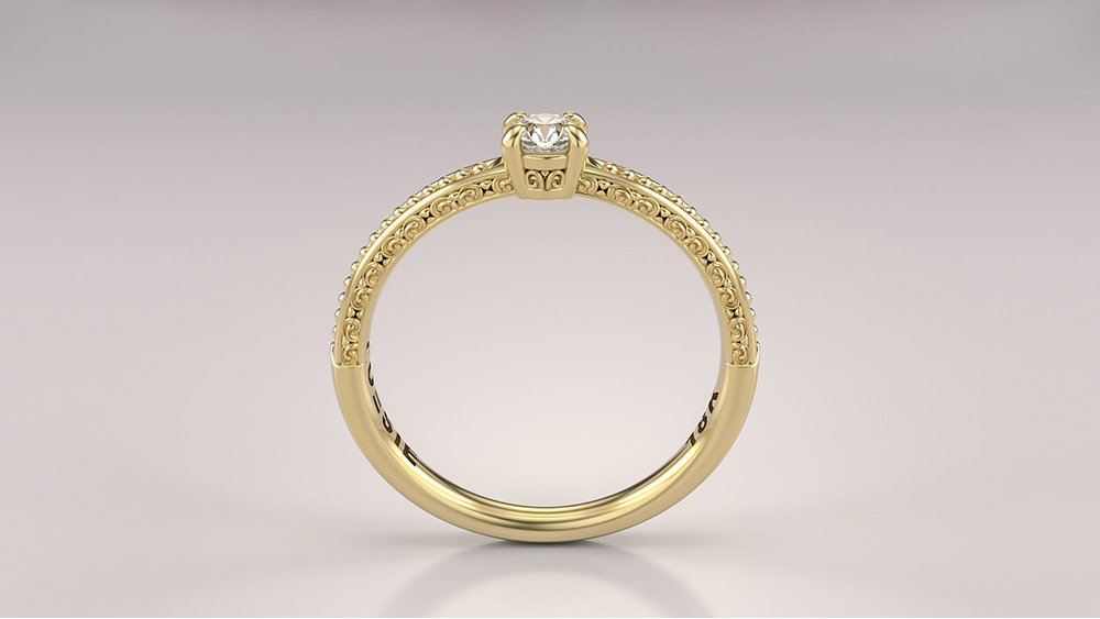 Anel de Noivado Garden II (3)