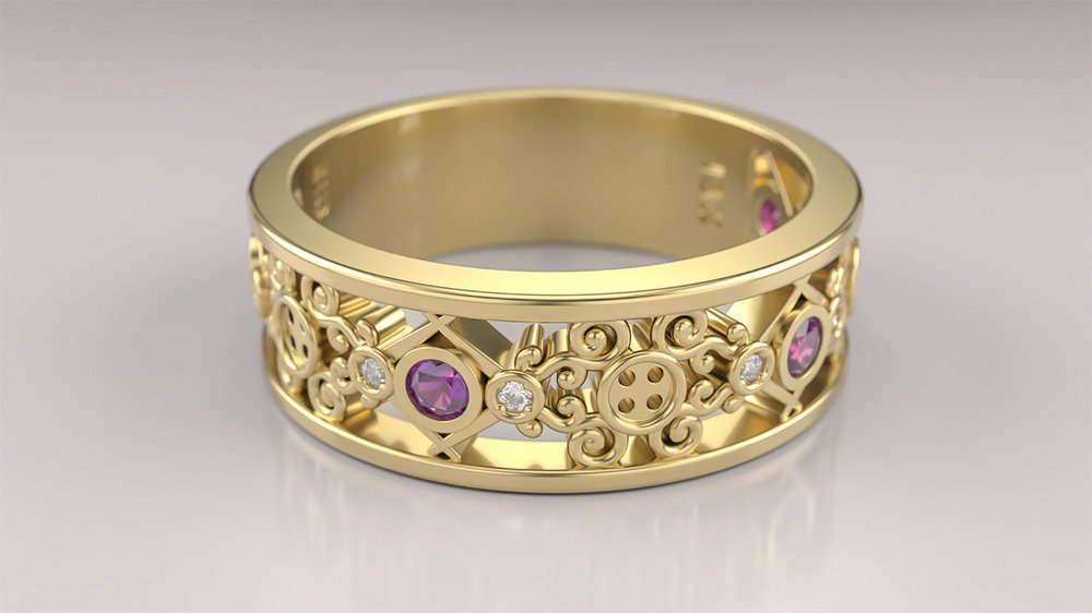 Anel de Formatura de Design de Moda Moulage II (2)