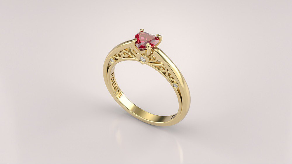 Anel de Noivado Lovely II-Ru (1)