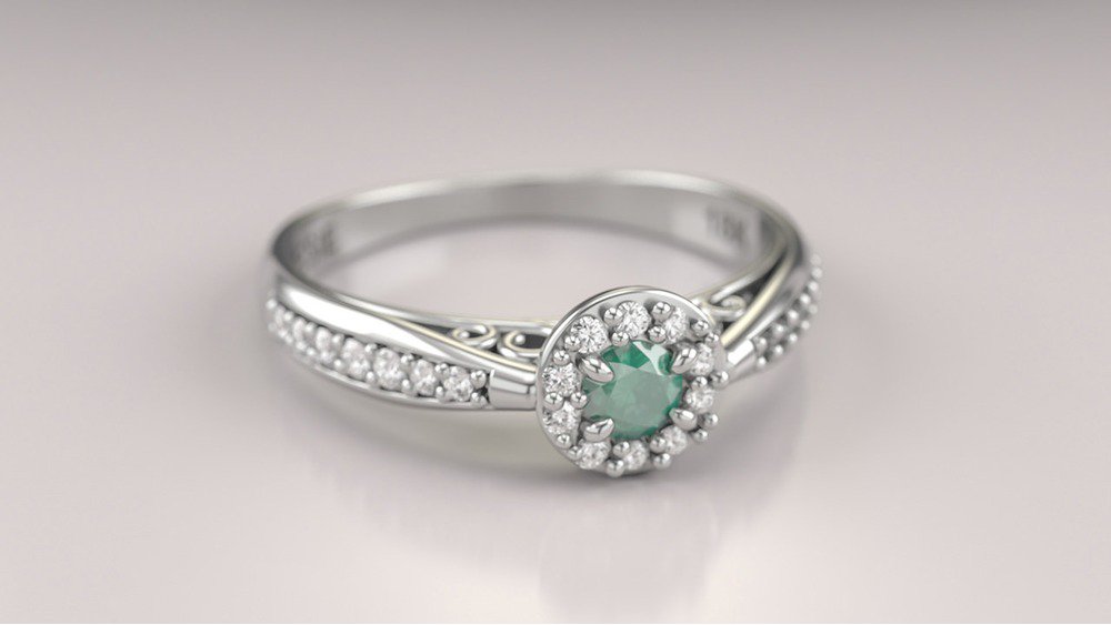 Anel de Noivado Insígnia I-Es (3)