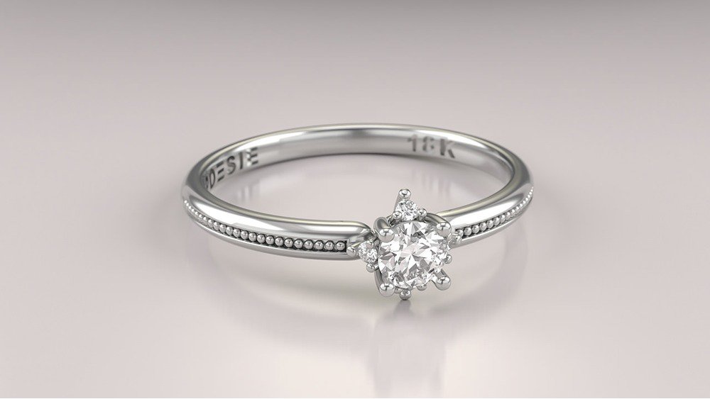 Anel de Noivado Cosmos I (2)